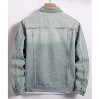 Jaket Denim Kanvas Pria Harga Terjangkau Model Terbaru Nyaman Anti Kusut Lengan Panjang Bolak-Balik Bernapas Ramah Lingkungan