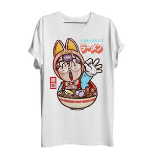 Camiseta DR Slump Ramen, transpirable, 100% algodón, jersey, decorada con el logotipo de Japón - Product Image 1
