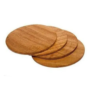 Accesorios de cocina de la mejor calidad Posavasos de madera de alta calidad para bebidas Posavasos de madera de acacia natural Juego de 4 para la venta utensilios para hornear - Product Image 2