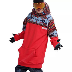 Sweat à capuche surdimensionné uni de conception nouvelle, fabriqué en molleton de coton, tissu lourd, sweat à capuche d'hiver pour le ski et le snowboard - Product Image 6