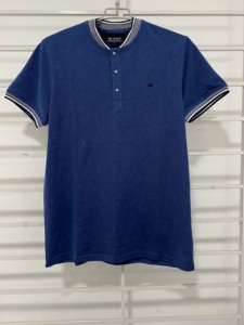 100% coton hommes été sport Fitness à manches courtes polos couleur unie à manches courtes Golf Polo chemise - Product Image 2