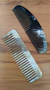 100% naturel écologique buffle corne de boeuf peigne en bois personnalisable style cheveux taille ajustée et forme joint de vache - Product Image 3