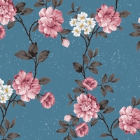 Tela de Poliéster Koshibo Chiffon con Estampado Digital de Flores Personalizado para Vestidos de Novia en Canadá, Diseño de Tops