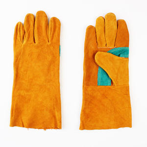Gants de travail en cuir de vachette pleine paume et demi-main pour le jardinage, durables et confortables, vente en gros - Product Image 6