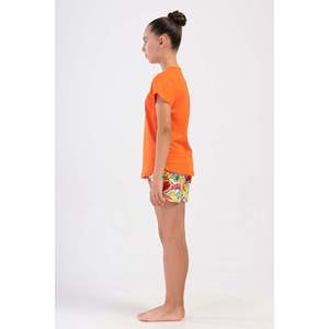 Conjuntos de Ropa para Niñas, Top de Manga Corta y Pantalones Cortos Ovalados con Cuello y Falda de Manga Corta - Tallas 7-8/13-14 - Product Image 2