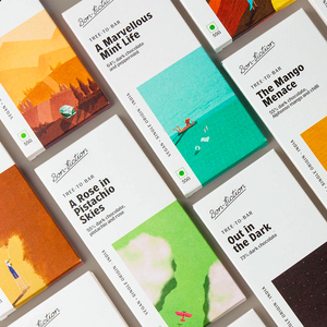 Boîtes en papier et carton de qualité supérieure imprimées sur mesure au design unique pour l'affichage de l'hydratant de soin de la peau menace chocolat noir mangue - Product Image 1
