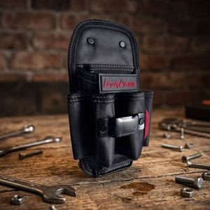 Waterproof Metal Clip Electrician's Waist <b>Tool</b> Bag with Multi Pockets for Screwdriver Storage - Product Image 3