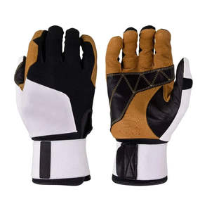 Gants de baseball à doigts entiers au design élégant, taille ajustable, en cuir neuf, position de jeu de baseball, produit le plus vendu - Product Image 6