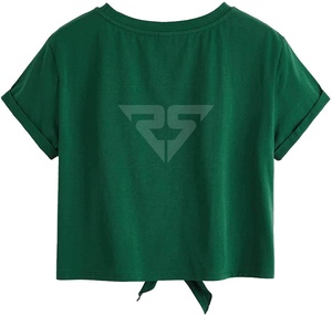 Custom Logo 2023 Hot Selling Oversized Blank Custom Design Women Crop <b>Top</b> T-shirts Made in Pakistan - Product Image 2