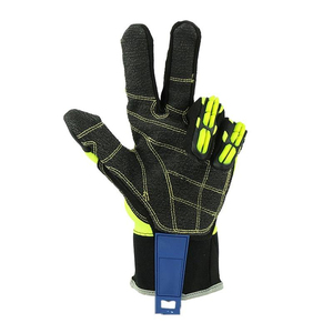 Gants de mécanique en cuir de première qualité résistants à la chaleur très exigeants antistatiques antivibrations sans silicone sans poudre personnalisables - Product Image 3