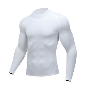 Vêtements de sport Athlétique Séchage rapide Respirant Compression Sports Muscle shirt Blank Custom Running Workout Polyester Man Gym Shirt - Product Image 2