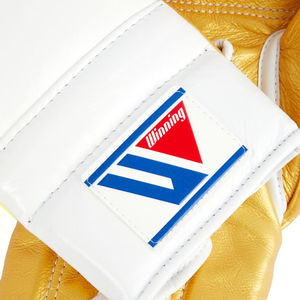 High Quality Customizable Logo White Gold <b>Lace</b> Training <b>Gloves</b> Professional Winning New Design for Martial Arts Boxing Sports - Product Image 5