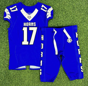 Uniforme de football américain personnalisable en gros, short respirant 100% polyester, fabriqué au Pakistan, modèle 2025, couleurs et tailles personnalisées - Product Image 6