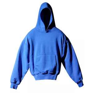 Hoodie oversize unisexe en molleton épais double couche sans cordon, broderie personnalisée, polyester/coton - Product Image 4