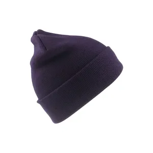 Chapeau de ski en laine recyclée durable, chapeaux et casquettes promotionnels écologiques - Product Image 2