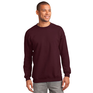 Sudadera deportiva básica de algodón personalizada de alta calidad sudadera informal de invierno granate - Product Image 1
