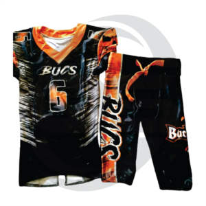 Maillot de football américain par sublimation uniforme respirant de grande taille à manches courtes Logo personnalisé vente en gros taille adulte couleur personnalisée - Product Image 4