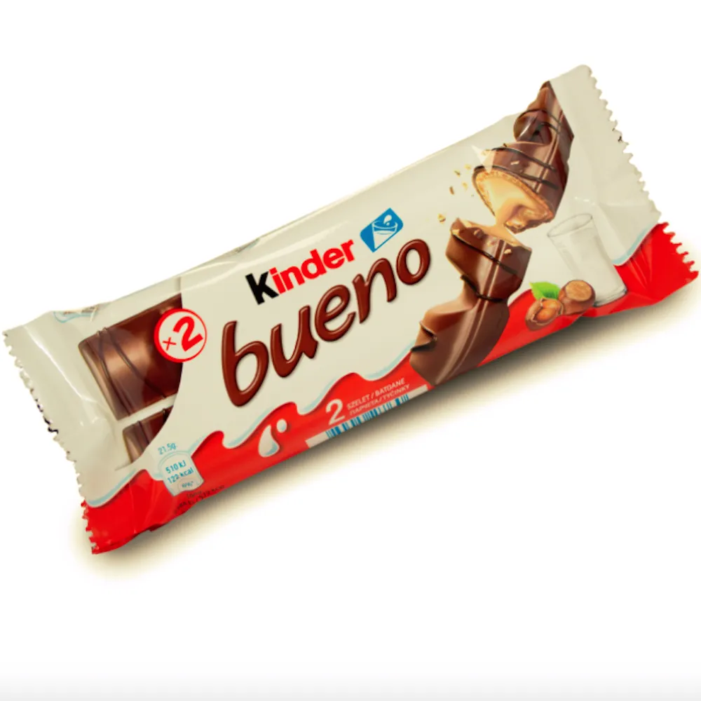 Chocolate Kinder Bueno 43G disponible a la venta/Chocolate Kinder Bueno 43g a precios mayoristas