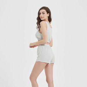 Vêtements de détente moelleux confortable hiver maison ensemble polaire flanelle couverture short ensemble confortable pyjamas ensemble support OEM tricoté - Product Image 6