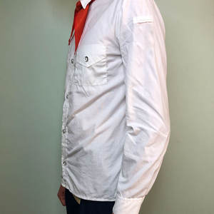 Uniforme d'école personnalisé avec étiquette, chemise à manches longues avec manteau, uniforme scolaire pour garçons - Product Image 5