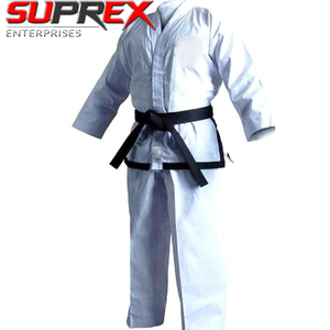 Uniforme de Judo Ultraligero y Transpirable de Algodón y Poliéster para Mujer, Talla Grande, Color Blanco, Manga Larga, para Entrenamiento Físico, Dobok - Product Image 4