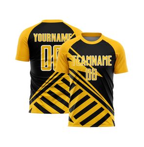 Maillot de football 100% polyester de haute qualité personnalisé à séchage rapide respirant chemises de football col en V imprimées par transfert de chaleur logo personnalisé - Product Image 5