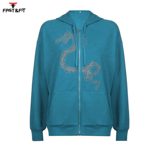 Solid Color High Quality Logo Design <b>Rhinestone</b> <b>Hoodies</b> in Low Price <b>Rhinestone</b> <b>Hoodies</b> Made in Pakistan - Product Image 2