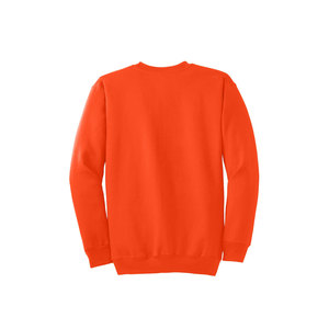 Sweat-shirt à col rond en molleton classique orange pour hommes, doux, chaud, écologique, séchage rapide, 330g, tissu unisexe en coton pour l'hiver - Product Image 2