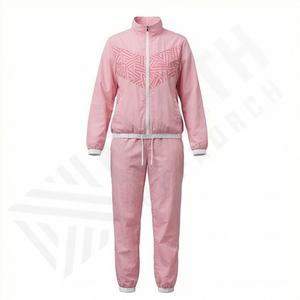 Conjunto Deportivo Ligero de Dos Piezas para Mujer, Chaqueta Cortavientos de Nailon, Logotipo Personalizado, Impermeable, Ropa Deportiva para Gimnasio, Personalizable - Product Image 1