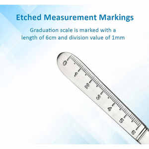 Poignée de scalpel chirurgical en titane dentaire en acier inoxydable Micro lames rondes Source d'alimentation manuelle Équipement médical - Product Image 2