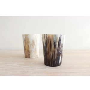 Verre en corne de buffle naturel véritable de vache et de bœuf pour l'eau, la bière, le thé, le café, le whisky, verres en corne véritable avec verres à liqueur pour les fêtes - Product Image 4