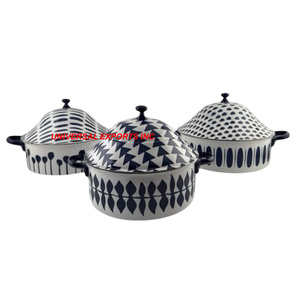 Ensemble en bois de deux réchauds à fondue, design Meena, casserole de luxe, classique, élégant, fantaisie, nouveau réchaud à nourriture en métal - Product Image 3