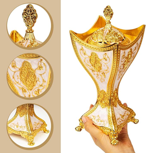 Unique Design Religious Brass Incense Bakhoor Burner Made with High End Quality Material for Indian Incense <b>Home</b> <b>Essential</b> Use - Product Image 4