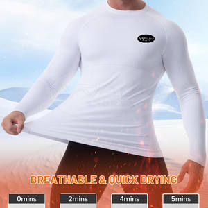 เสื้อรัดกล้ามเนื้อสำหรับผู้ชายเสื้อรัดทรงใส่สบายสำหรับผู้ชายเสื้อปรับแต่งโลโก้ได้ตามต้องการดีไซน์ใหม่ - Product Image 5