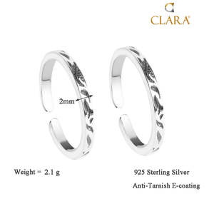 NOVAMART Fine 925 Sterling Silver Mila <b>Toe</b> <b>Rings</b> Diamond and Zircon Set for Engagement Wedding Wholesale Export - Product Image 4