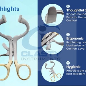 Dingman ที่ปิดปากแบบมีใบมีด3ลิ้นที่เปิดปากพร้อมโลโก้ตามสั่ง - Product Image 4