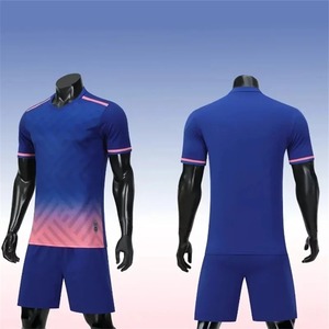 Maillot de football enfants vêtements de Football personnalisé imprimé rayure diagonale maillot de Football Kit famille Sport costume T-shirt Shorts 5 ans - Product Image 3