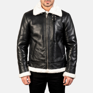 Veste en cuir de qualité supérieure pour hommes Style avec 100% veste en cuir de peau de vache originale pour hommes - Product Image 2