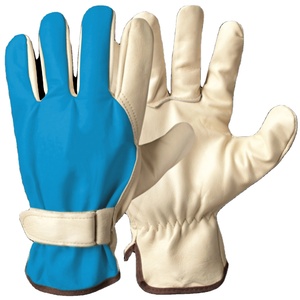 Comfortable Winter Work Wear <b>Driver</b> <b>Gloves</b> Reflective Safety Construction Garden Cowhide Grain Leather <b>Gloves</b> General Purpose - Product Image 3