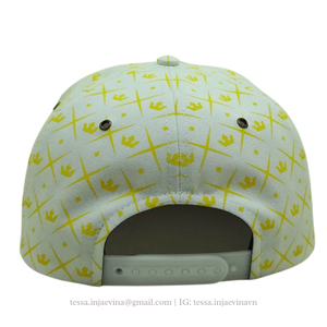 Sombreros Snapback de 5 paneles con corona impresa personalizada, gorras de calle de ala plana con logotipo bordado en 3D, proveedor de Vietnam OEM L01 - Product Image 2