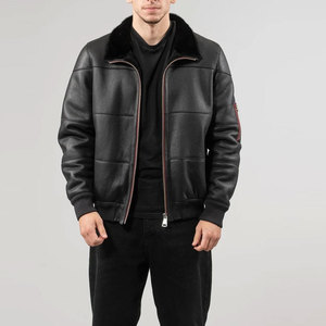 Chaquetas de Cuero Vacuno para Hombre a Precio Económico, Nueva Llegada de Invierno, Color Personalizado, Logotipo Frontal, Alta Calidad, Transpirable, Secado Rápido - Product Image 1