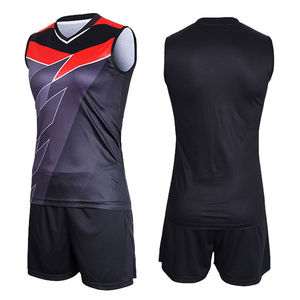 Nuevo estilo de secado rápido último diseño de uniforme de voleibol para los hombres con mangas con material de poliéster con sublimado nuevo diseño - Product Image 2