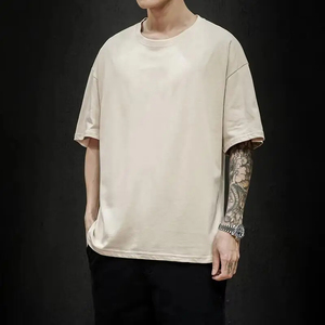 เสื้อยืดผู้ชายผ้าโพลีเอสเตอร์/คอตตอน ระบายอากาศได้ดี เป็นมิตรกับสิ่งแวดล้อม ทรงปกติ สำหรับงานพิมพ์ - Product Image 3