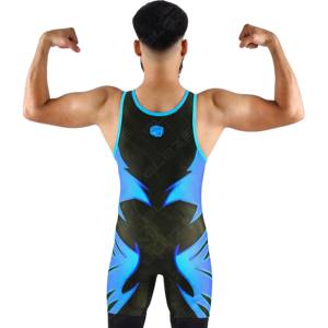 Singlet de Lutte pour Hommes Disponible en Tarif de Gros sur Mesure Anti-Rides Respirant Vente Chaude Pas Cher Singlet de Lutte - Product Image 3