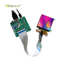 شاشة LCD مربعة صغيرة الحجم بالجملة مقاس 2.9 بوصة بدقة 2160*2160 و2.9 بوصة 1058 نقطة في البوصة لوحة TFT LCD لتقنية الواقع المعزز والواقع الافتراضي