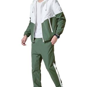 ชุดกันลมโพลีเอสเตอร์แบบรูดซิปขึ้นน้ำหนักเบาชุดกันลมไนลอนออกแบบโลโก้ได้ตามต้องการ - Product Image 3