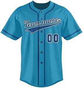 Nouveau maillot de baseball et de softball-Chemise boutonnée avec nom et numéro personnalisés pour hommes, femmes et jeunes - Product Image 3