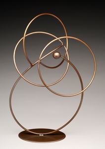 รูปปั้นโลหะตกแต่งโต๊ะที่สง่างามพร้อมลายเส้นตามธรรมชาติช่วยเพิ่มพื้นที่ผ่อนคลายและห้องโยคะ - Product Image 4