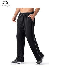 Pantalons décontractés Séchage rapide Élastique Respirant Soie Mi Cordon Surdimensionné Droit Pantalons de Sport pour Hommes en Polyester - Product Image 2
