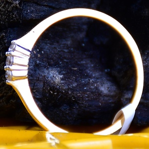 Auténtico Original 14K y 18K oro sólido anillo de diamante natural impresionante pieza de joyería de lujo - Product Image 6